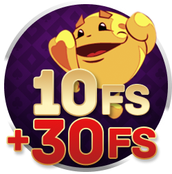 10 fs в Keks + 30 fs Crazy Monkey